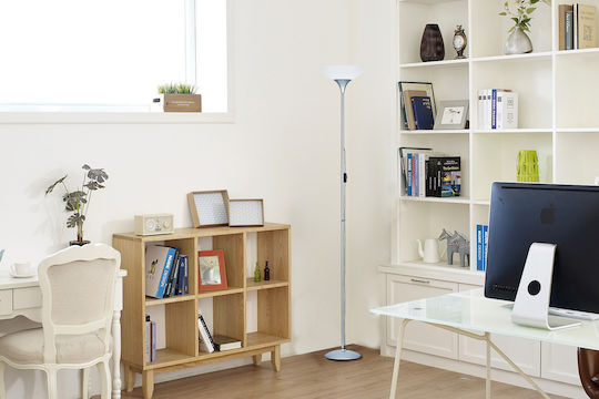 Trio Lighting Dezwo Φωτιστικό Δαπέδου Υ180εκ. Λευκό Trio Lighting Dezwo Φωτιστικό Δαπέδου Υ180εκ. Λευκό