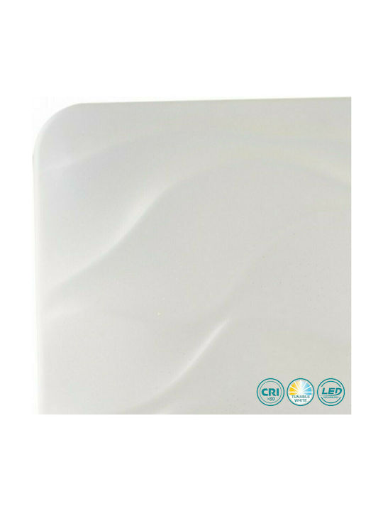 Fan Europe Wave-PL33 Τετράγωνο Εξωτερικό LED Panel με Ρυθμιζόμενο Λευκό Φως 33x33εκ.