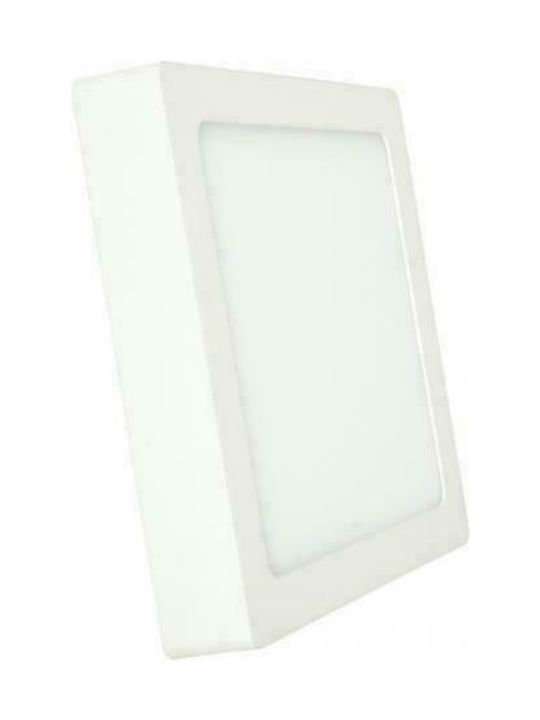 VK Lighting Square Outdoor LED Panel 18W with Natural White Light 4000K 22.2x22.2cm