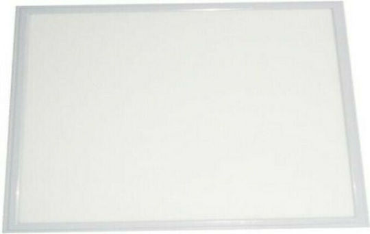 Aca Square Recessed LED Panel 48W with Natural White Light 4000K 60x60cm