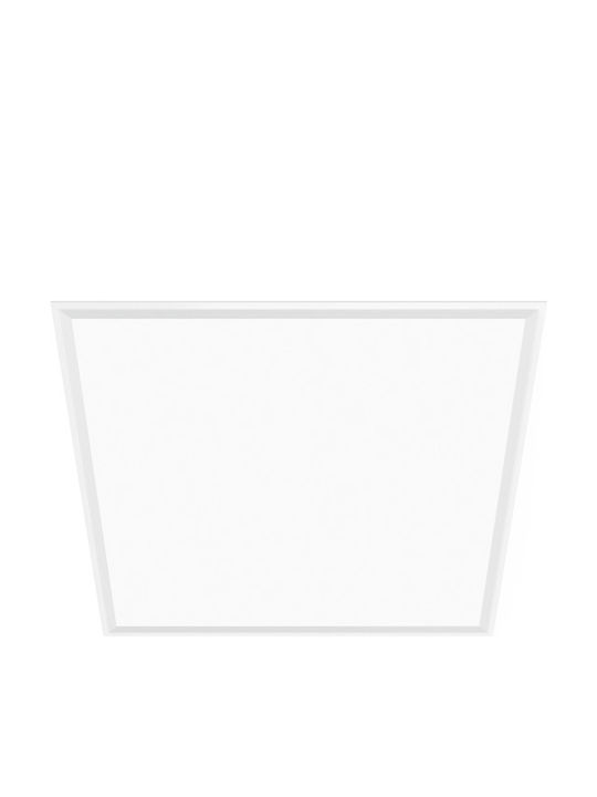 Aca Square Recessed LED Panel 48W with Cool White Light 60x60cm