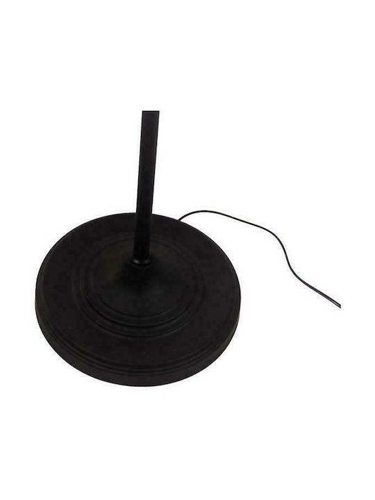 GloboStar Wynge Vintage Floor Lamp H174xW27cm. with Socket for Bulb E27 Black