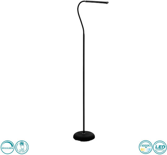 Eglo Laroa LED Floor Lamp Height 130cm Black