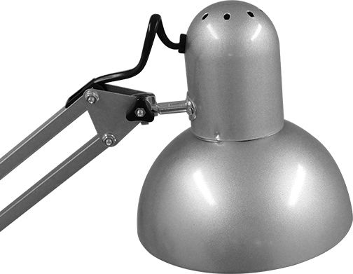 GloboStar Audrey Vintage Lampa de podea Î190xL15cm. cu Soclu pentru Bec E27 Argintiu