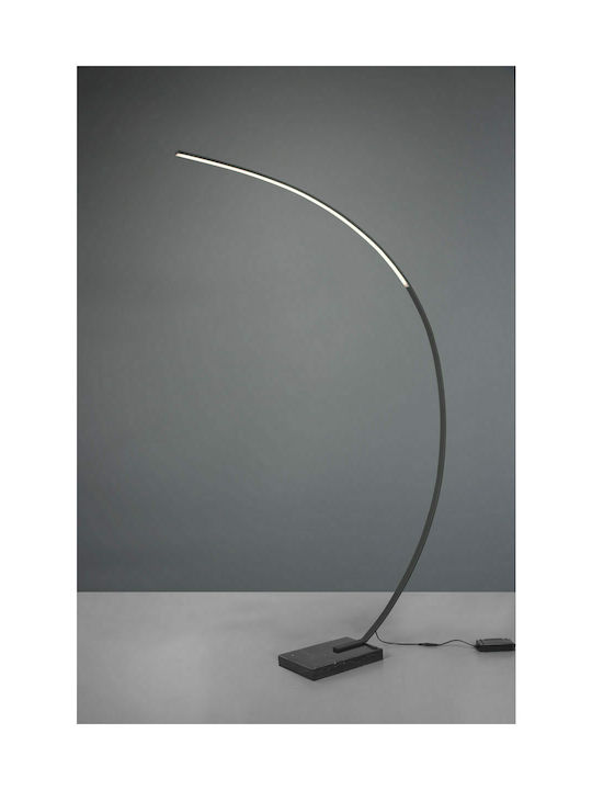 Trio Lighting Bangkok Lampă de podea LED Î180xL22cm. cu Lumină Caldă Albă Negru