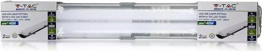 V-TAC Lichtleiste Außenbereich mit 2 LED-Lampen T8 18W 126cm