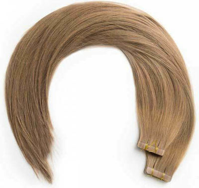 Seamless1 Sticker Extension with Natural Hair Remy in Dark Blonde Color 55cm Cinnamon Ultimate