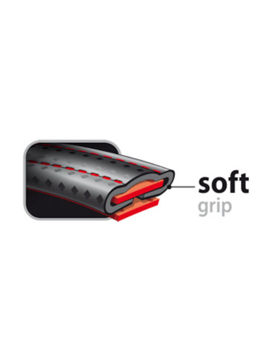 Karlie Soft Grip Hundehalsband in Schwarz Farbe 25mm x 60cm