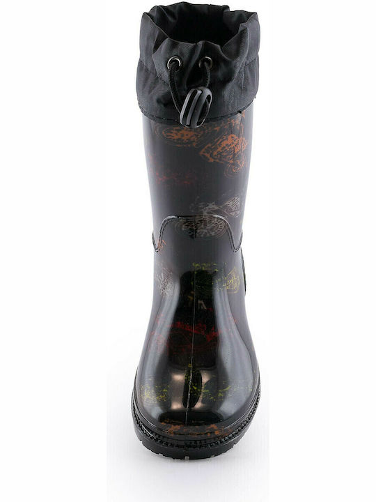 Kids Wellies with Internal Lining Black