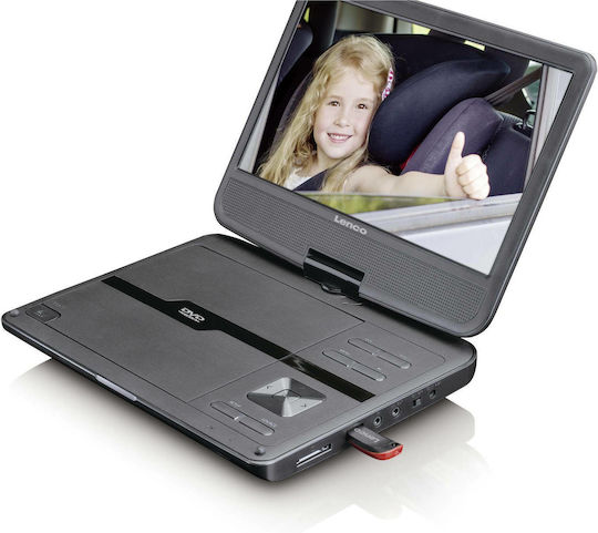 Lenco DVP-1010BK Φορητό DVD Player με Οθόνη 10"