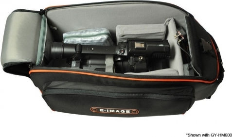 E-Image Camcorder Shoulder Bag Oscar S60 EI-EB0926 Waterproof in Black Colour