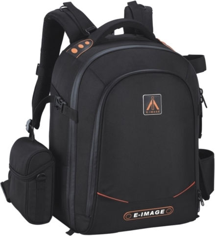 E-Image Camcorder Backpack Oscar B10 Waterproof in Black Colour