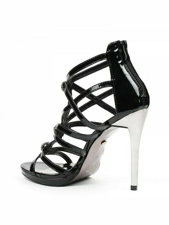 High heel sandal - Black 0598 Black