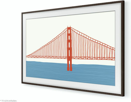 Samsung Frame Modern Brown 43"