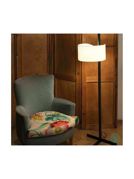 Faro Barcelona Stand Up Floor Lamp H175xW40cm. with Socket for Bulb E27 Black