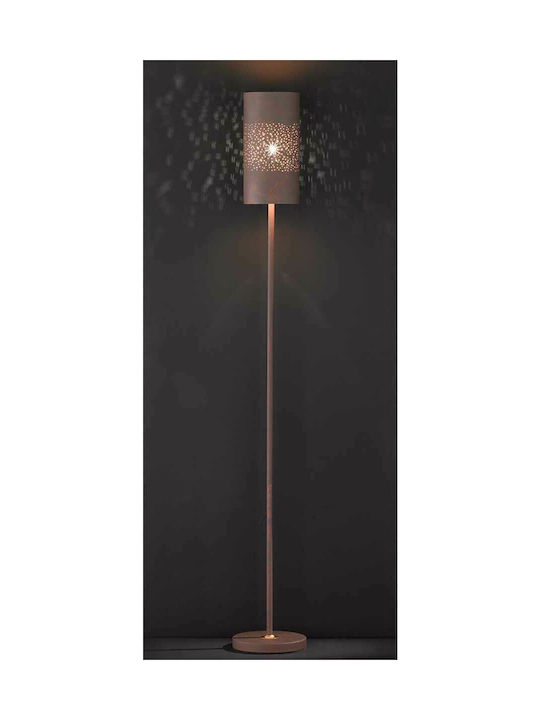 Wofi Ancona Floor Lamp H150xW20cm. with Socket for Bulb E27 Brown
