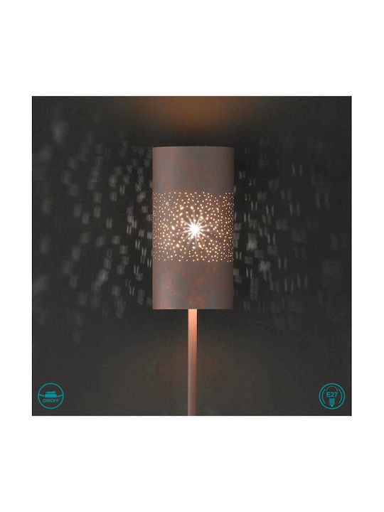 Wofi Ancona Floor Lamp H150cm. Brown