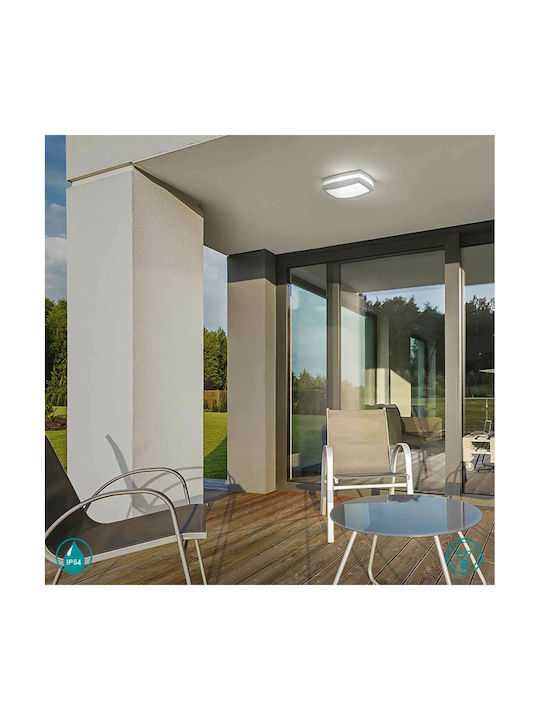 Gea Luce Ura Plafonieră de Exterior în Culoare Gri GES301