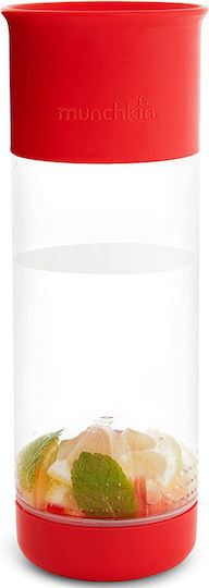 Munchkin Детска Чаша Miracle Fruit Infuser От Червена Пластмаса 590мл За 12м+