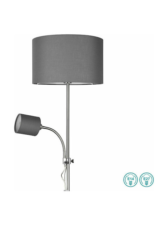 Trio Lighting Owen Lampa de podea Î160xL36cm. cu Soclu pentru Bec E27 Maro