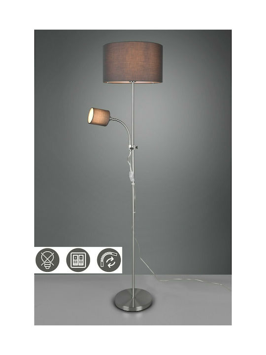 Trio Lighting Owen Lampa de podea Î160xL36cm. cu Soclu pentru Bec E27 Maro