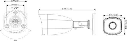 Hikvision HWI-B121H IP Surveillance Camera Full HD 1080p Waterproof with Lens 2.8mm