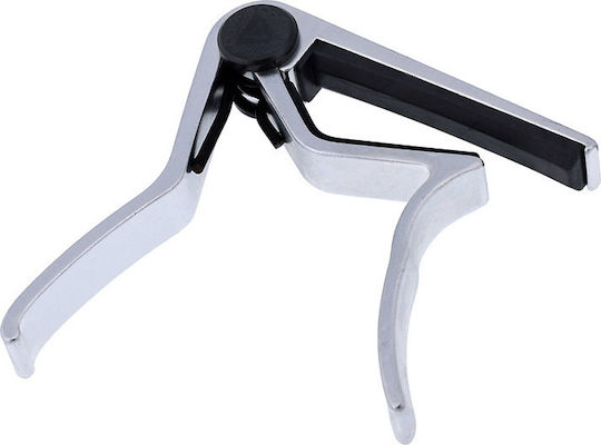 Alice Music Metallic Trigger Capo for Acoustic Guitar A007D Acoustic Silver
