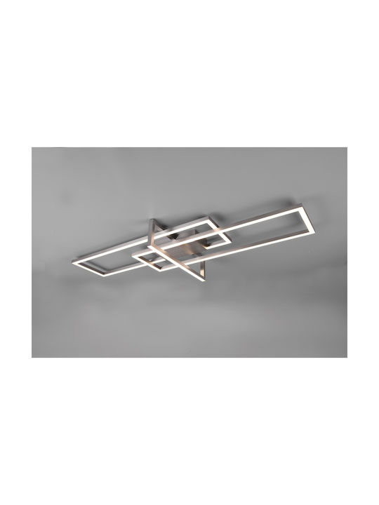 Trio Lighting Salinas Plafonieră de Tavan 100buc Argintiu cu LED Integrat