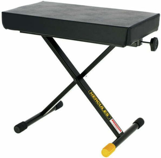 Hercules KB200B Σκαμπό Αρμονίου Ρυθμιζόμενο Μ60xΠ32xΥ48-56cm