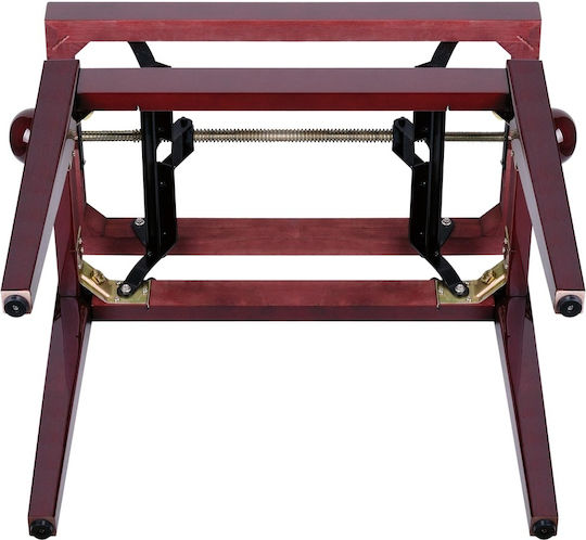 Soundsation Σκαμπό Πιάνου Ρυθμιζόμενο Glossy Mahogany Μ54xΠ23xΥ44.5-53.5cm
