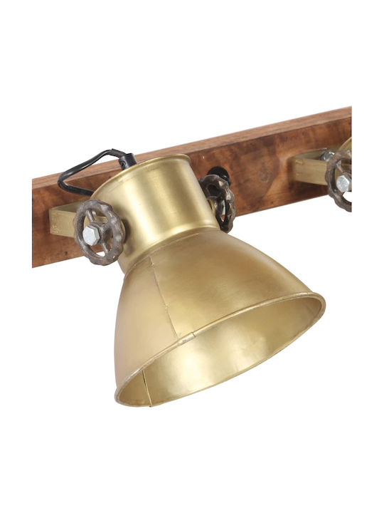 vidaXL Industrial Wall Lamp with E27 Bronze 45x25cm