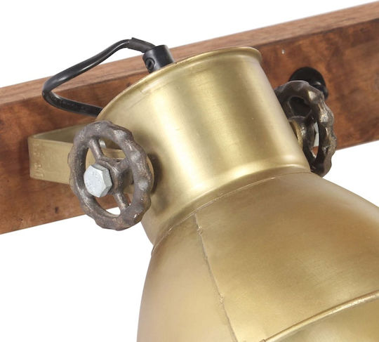 vidaXL Industrial Wall Lamp with E27 Bronze 45x25cm