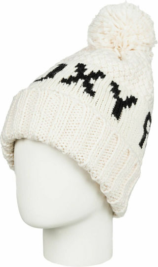Tonic Pom Pom Beanie Beanie Knitted in White color