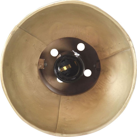 vidaXL Vintage Lamp Wall with Socket E27 Gold 45cm