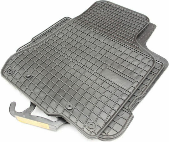 Frogum Set of Front and Rear Mats 4pcs for Seat Leon / Toledo Skoda Octavia Volkswagen Beetle / Bora / Golf 1997-2005 Black