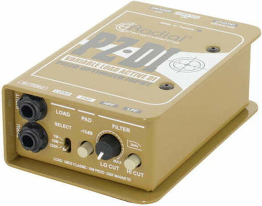 Radial PZ-DI Active 1 Channel DI Box with Phantom Power
