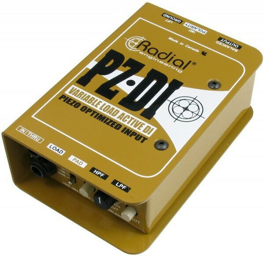 Radial PZ-DI Active 1 Channel DI Box with Phantom Power