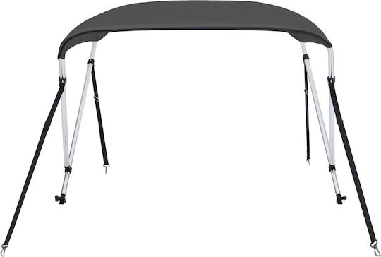 vidaXL Τέντα Σκάφους με 2 Αψίδες 150x120x110cm Ανθρακί