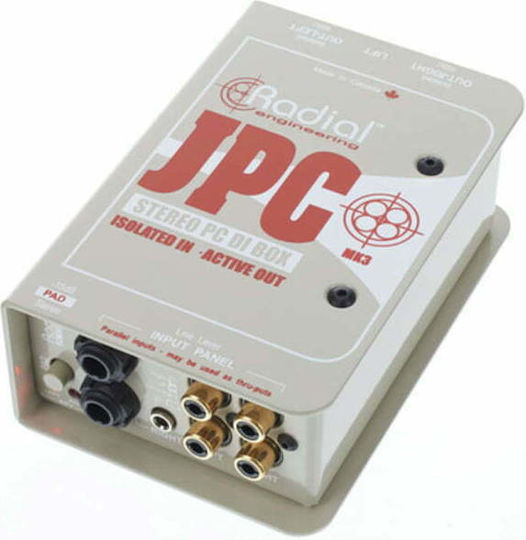 Radial JPC Active 1 Channel DI Box with Phantom Power