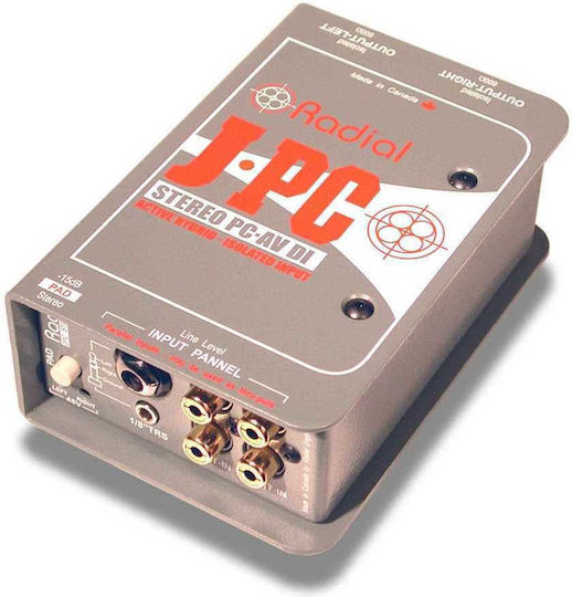 Radial JPC Active 1 Channel DI Box with Phantom Power