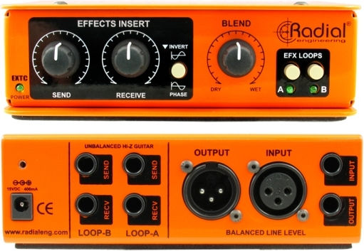 Radial EXTC-SA Ενεργό DI Box 1 Καναλιού με Τροφοδοσία Ρεύματος
