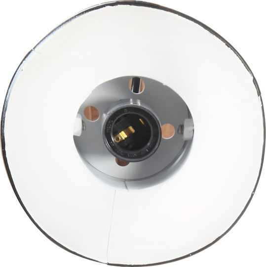 vidaXL Vintage Lamp Wall with Socket E27 Black 16cm