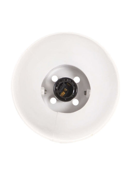 vidaXL Classic Lamp Wall with Socket E27 White 65x25cm