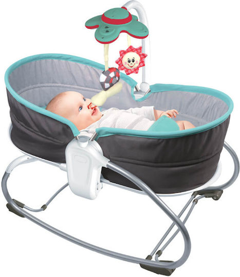 Bebe Stars Elektrisch Baby Relax Snooze mit Musik und Vibration Grey für Kind bis 9kg