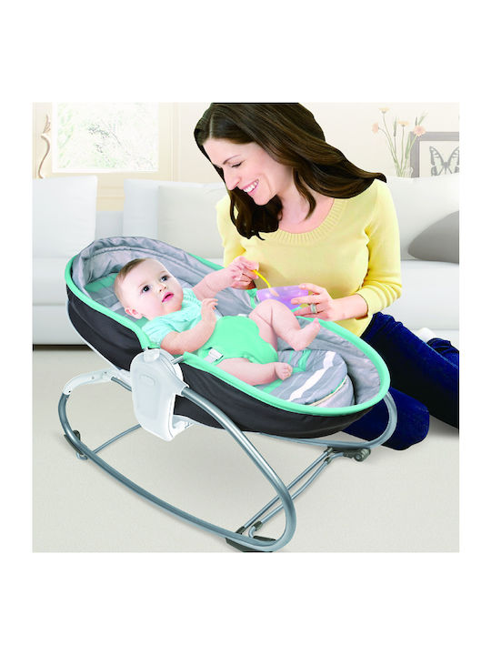 Bebe Stars Electric Baby Relax Snooze with Music and Vibration Grey for Child up to 9kg