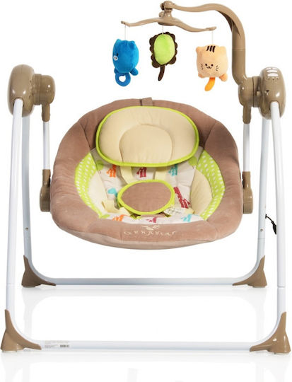 Cangaroo Swing Plus Ηλεκτρικό Relax Μωρού Cappuccino Cangaroo Swing Plus Ηλεκτρικό Relax Μωρού Cappuccino