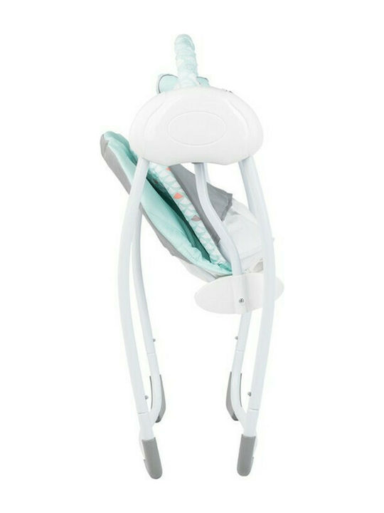 Kikka Boo Electric Baby Relax Swing Felice with Music and Vibration Green Elephant for Child up to 9kg