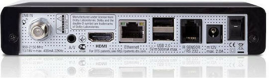 VU+ Δορυφορικός Αποκωδικοποιητής Zero Full HD (1080p) DVB-S2 με Λειτουργία Εγγραφής PVR σε Μαύρο Χρώμα