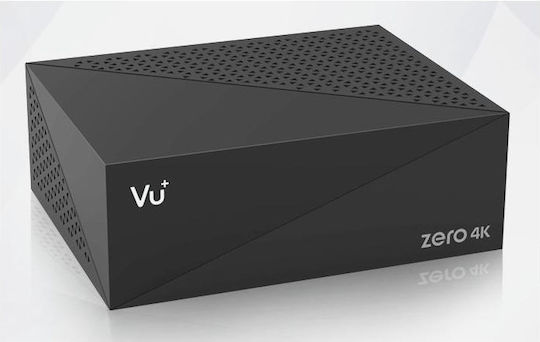 VU+ Δορυφορικός Αποκωδικοποιητής Zero 4K UHD DVB-S2X με Λειτουργία Εγγραφής PVR σε Μαύρο Χρώμα