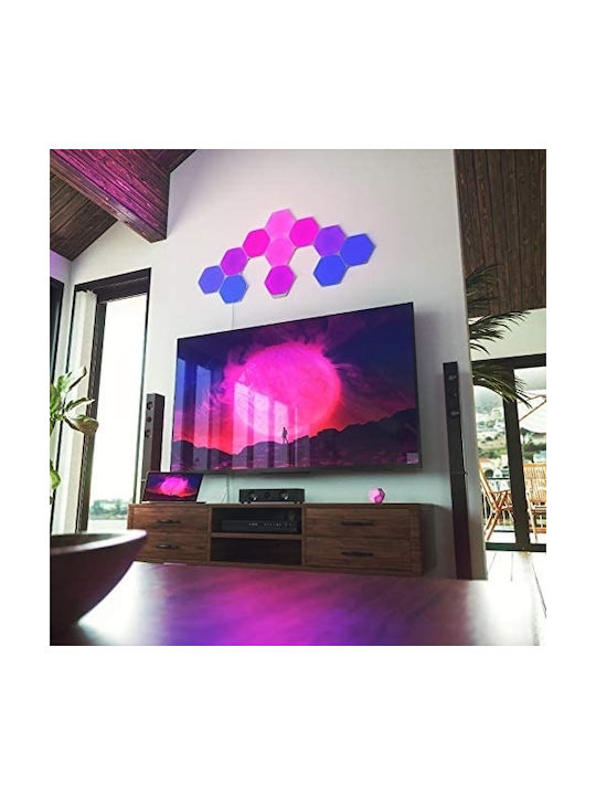 Nanoleaf Διακοσμητικό Φωτιστικό Shapes Hexagons Smarter LED RGB Hexagon